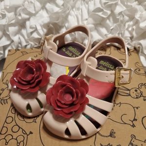 Mini Melissa baby shoes 🌺